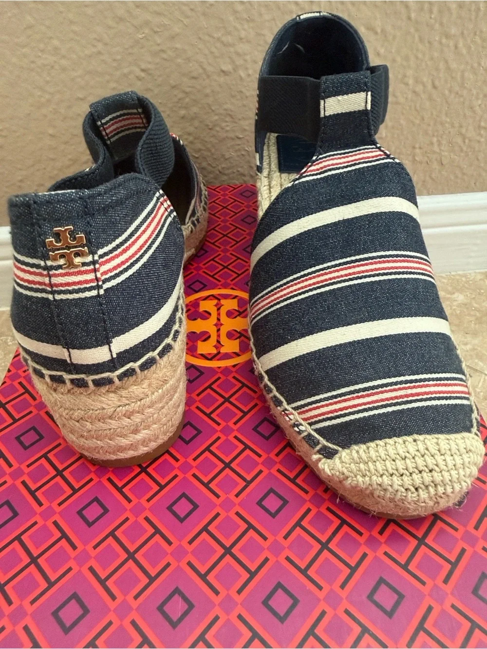 Tory Burch Catalina Striped Espadrille